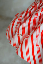 Candy Cane Lane Set: Dress+ Detachable Apron Option-Editorial Dress, Couture Gown, Special Occasion Dress