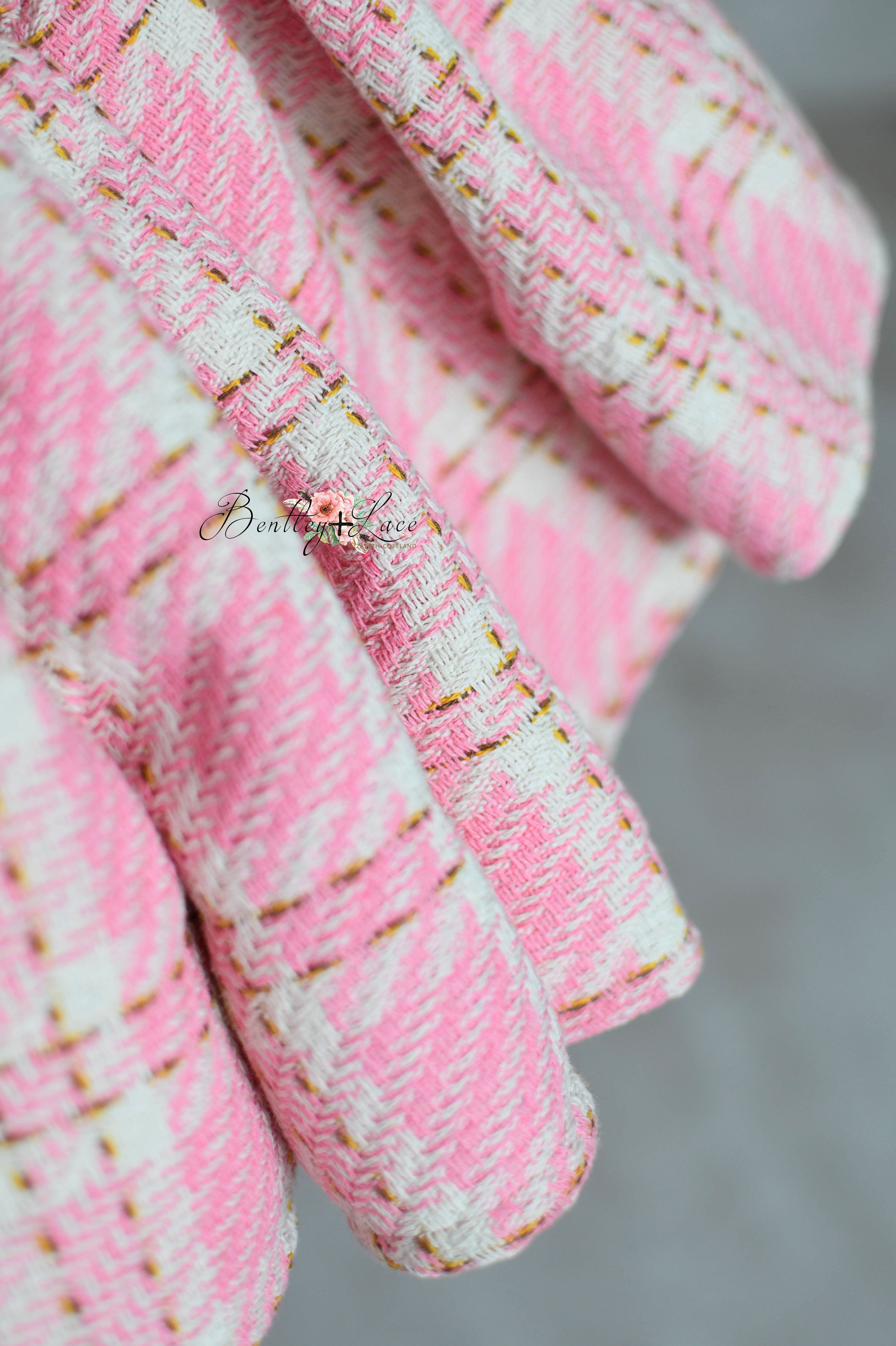 REMNANT pink wool