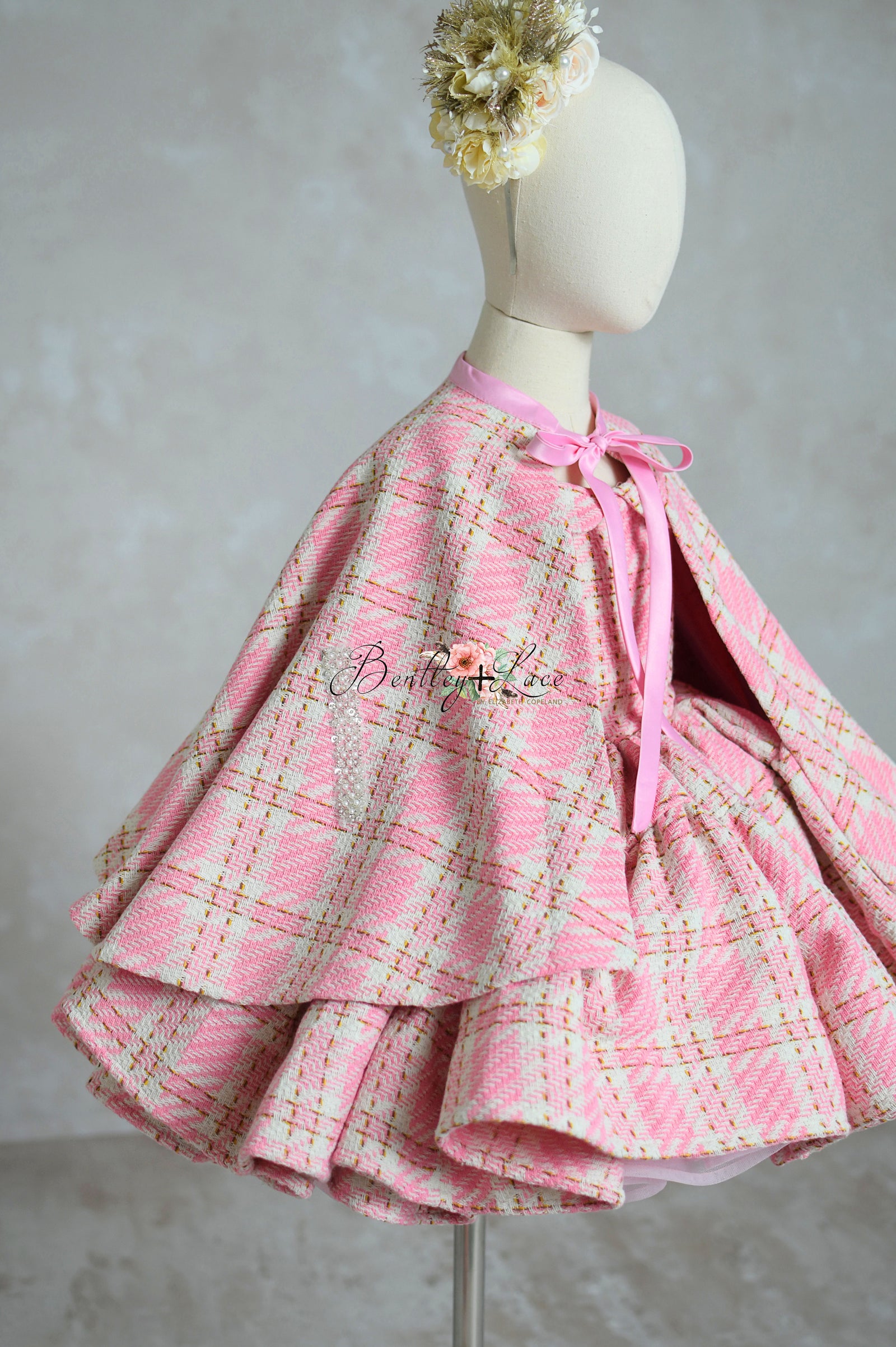 "Chic Plaid" - Pick color and fabric option. Editorial Dress, Couture Gown, Special Occasion Dress