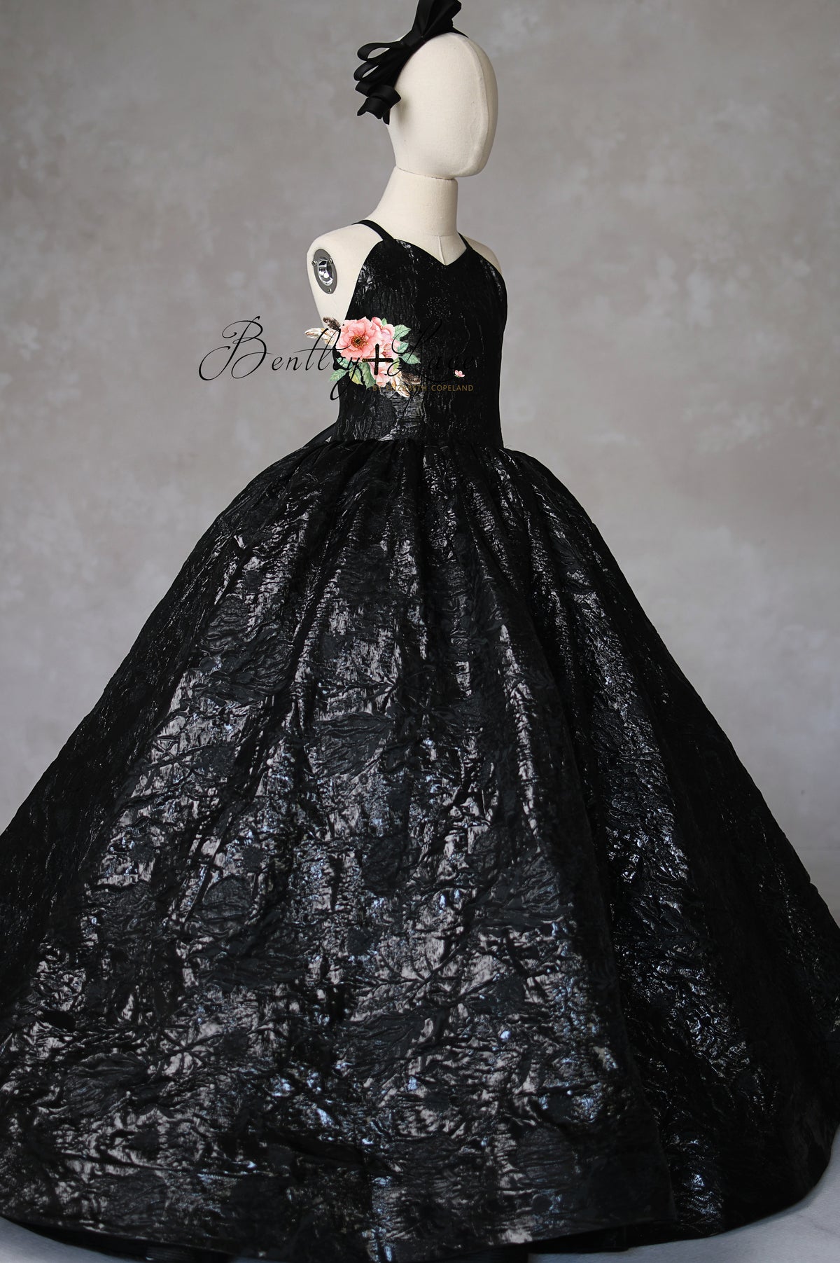 Emerald Shadows - Wicked-inspired- select your color-  Floor Length Gown  Editorial Dress, Couture Gown, Special Occasion Dress