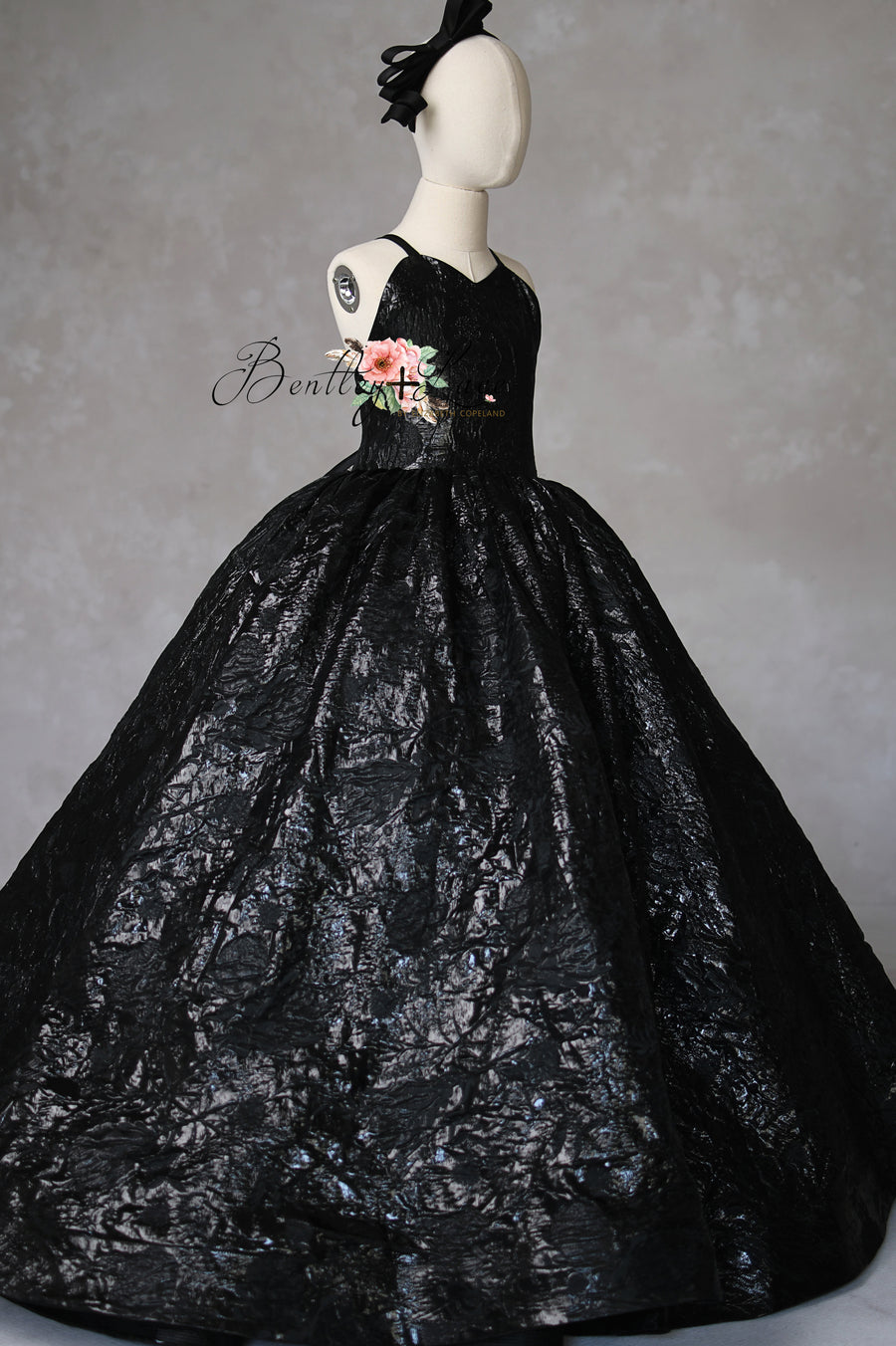 Emerald Shadows - Wicked-inspired- select your color-  Floor Length Gown  Editorial Dress, Couture Gown, Special Occasion Dress