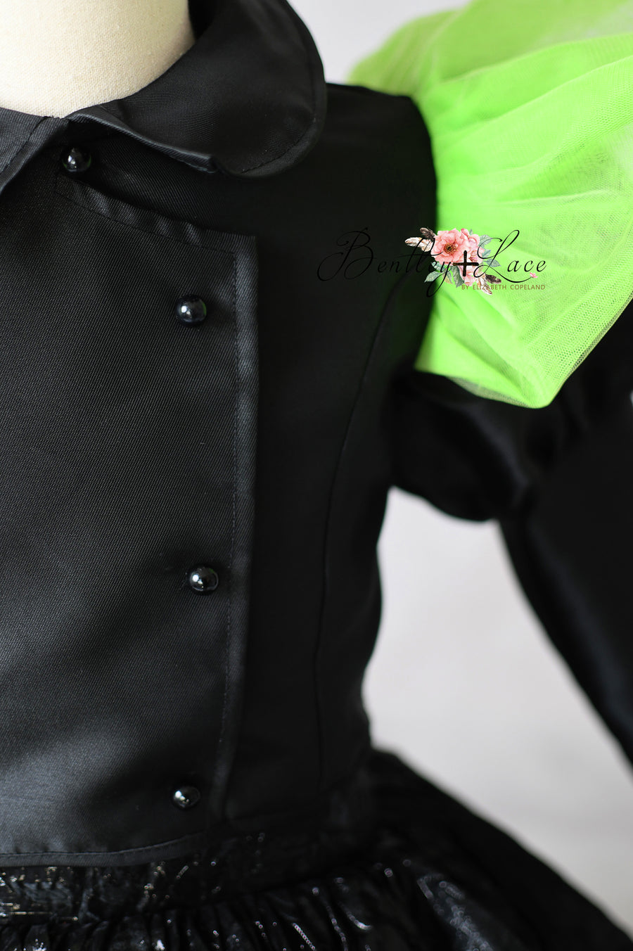 Emerald Shadows - Wicked-inspired- select your color-  Floor Length Gown  Editorial Dress, Couture Gown, Special Occasion Dress