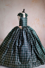 Children's green Christmas gown