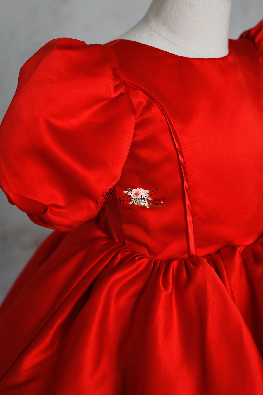 Custom Satin Elegance Dress ONLY- Pick color - Editorial Dress, Couture Gown, Special Occasion Dress