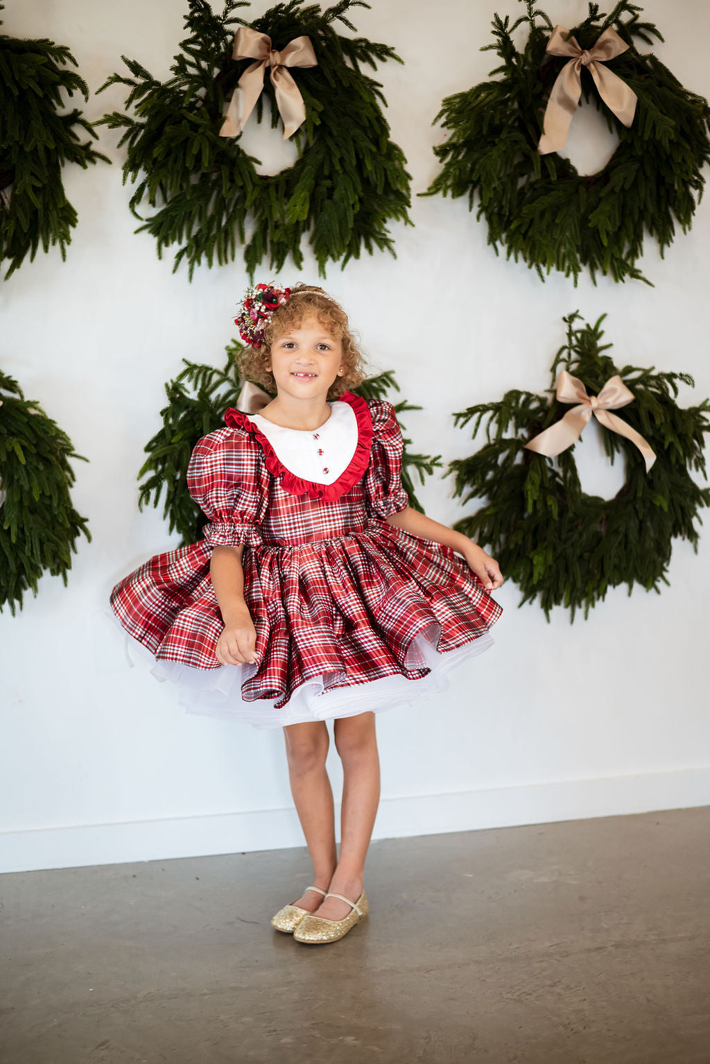 HOLIDAY MAGIC PETAL - Red (5-7 year)