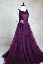 Frechary Solid gown- Children-Adult sizes, Choose your color:  Editorial Dress, Couture Gown, Special Occasion Dress