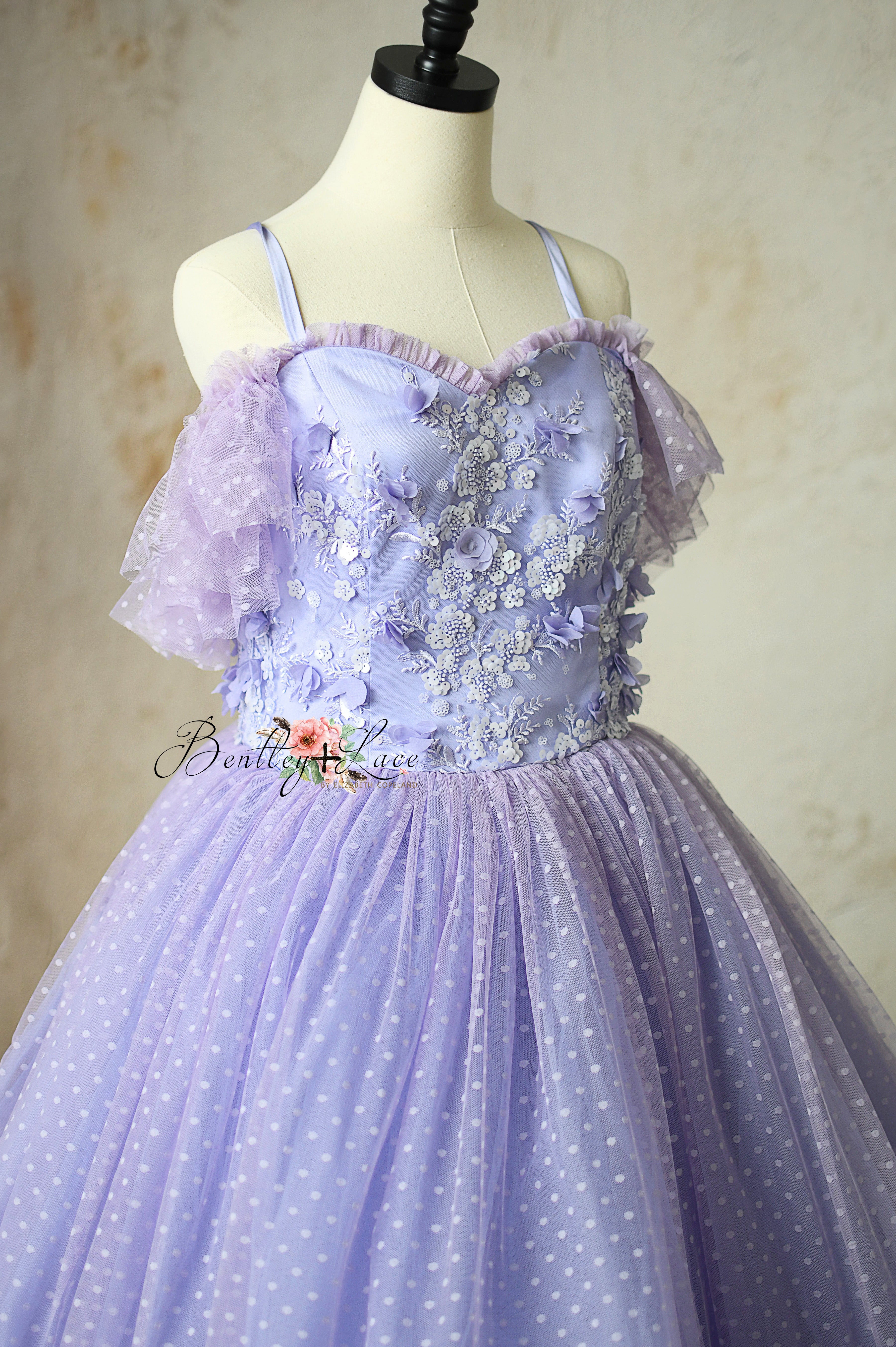 "Lilac Enchantment"- Floor length gown (Adult gown Size 0-8)