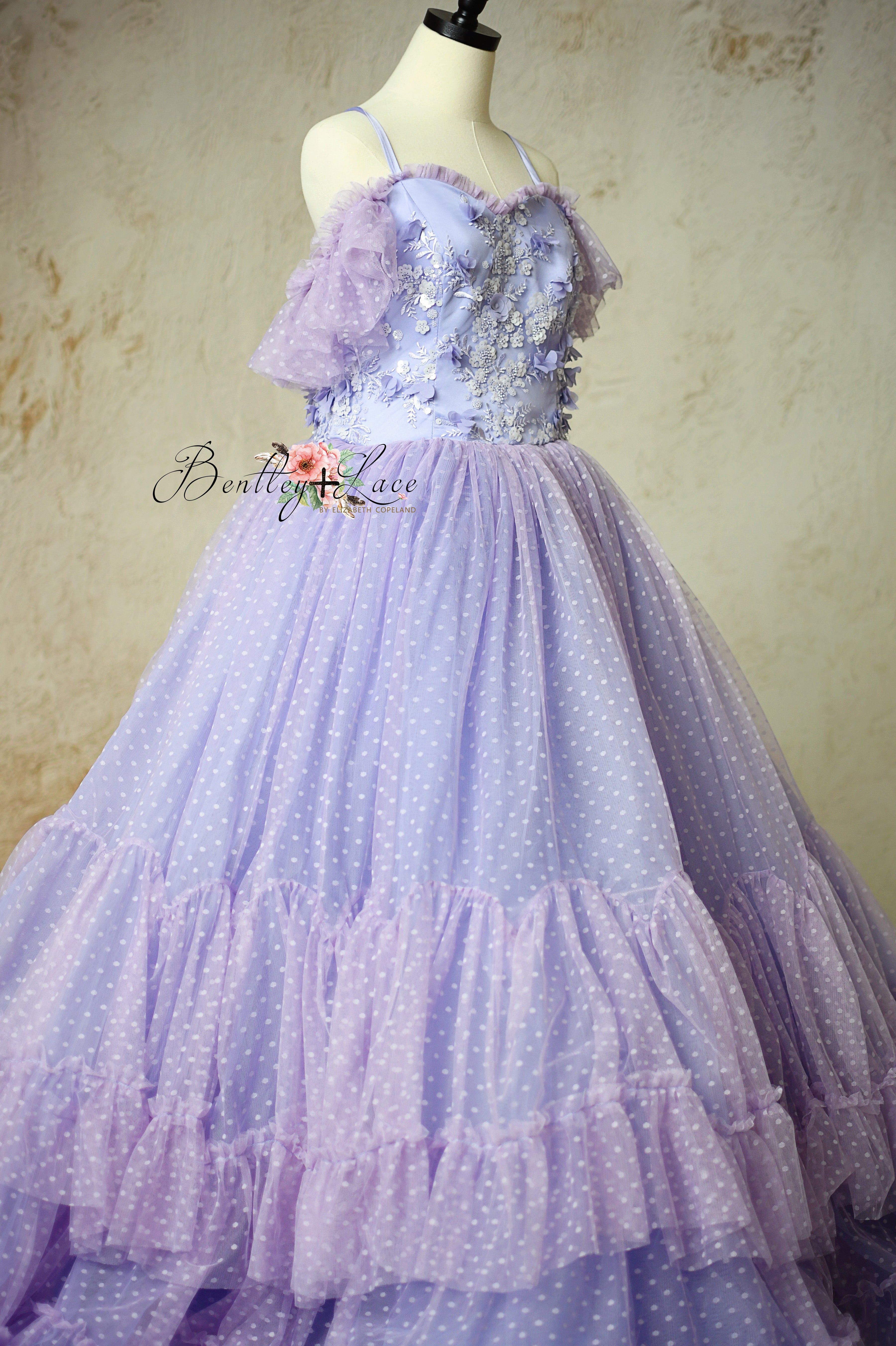 "Lilac Enchantment"- Floor length gown (Adult gown Size 0-8)