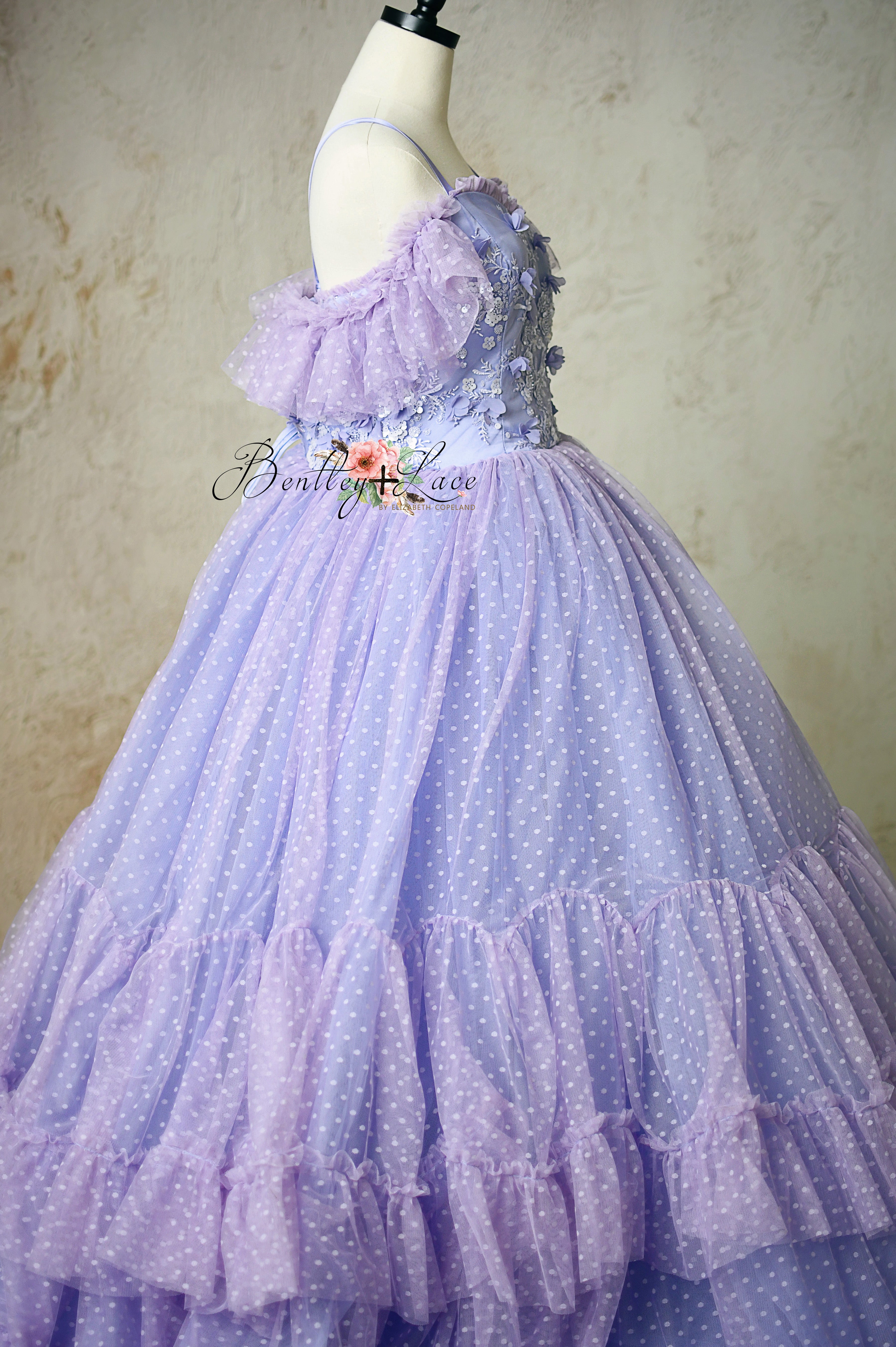 "Lilac Enchantment"- Floor length gown (Adult gown Size 0-8)