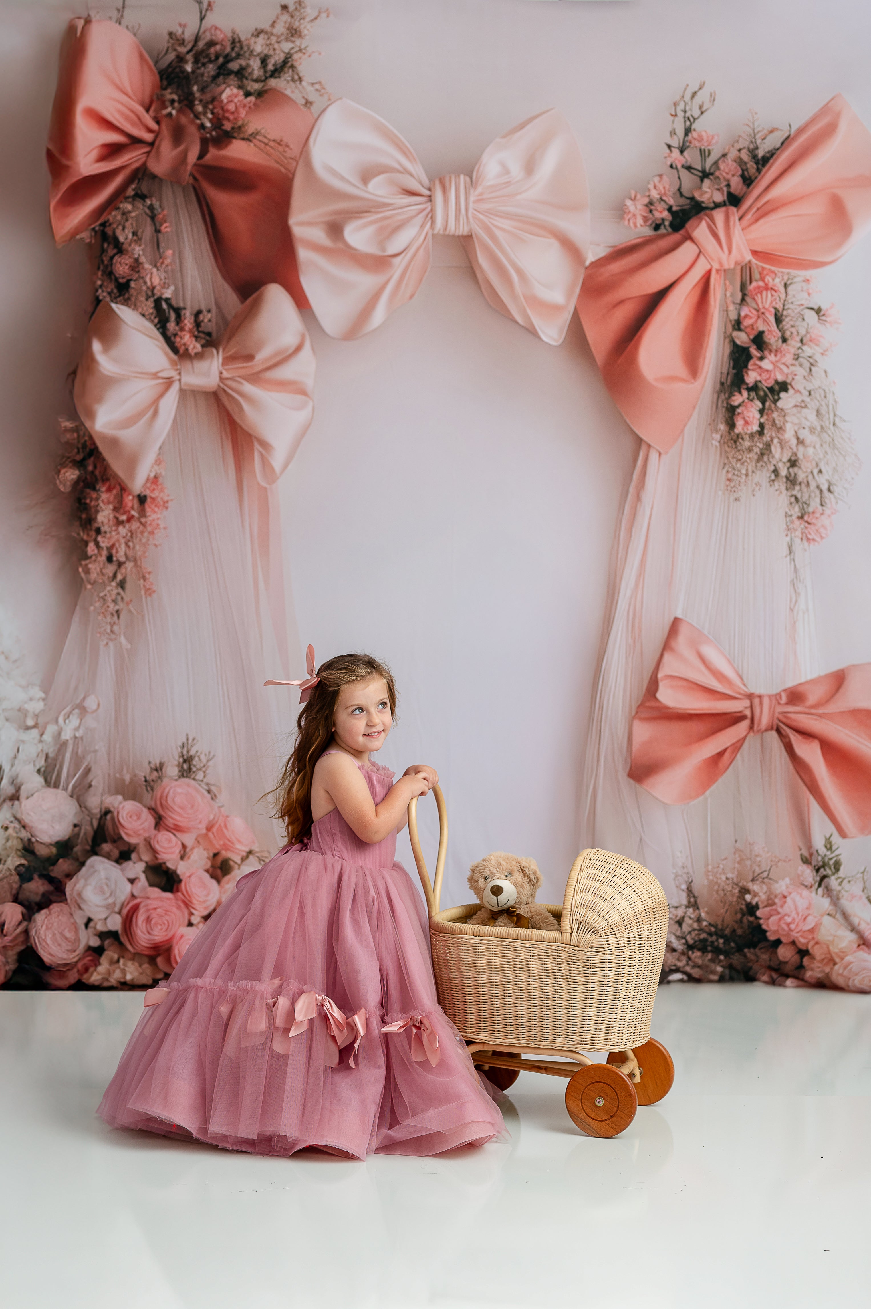 Bows of Grace | Customizable Editorial Couture Gown for Special Occasions