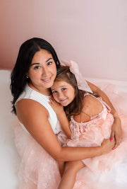 Detachable Daisy fabric+tulle skirts (Child -Adult Sizes) -  Custom color / fabric options available
