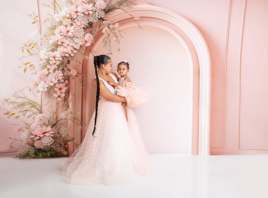 Detachable Daisy fabric+tulle skirts (Child -Adult Sizes) -  Custom color / fabric options available