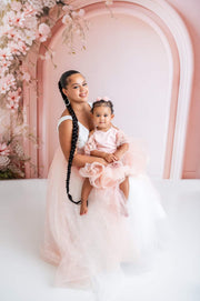 Detachable Daisy fabric+tulle skirts (Child -Adult Sizes) -  Custom color / fabric options available
