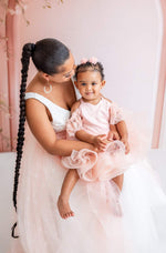 Detachable Daisy fabric+tulle skirts (Child -Adult Sizes) -  Custom color / fabric options available