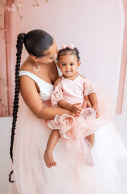Detachable Daisy fabric+tulle skirts (Child -Adult Sizes) -  Custom color / fabric options available