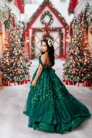 "Sadie"  -Floor Long - Custom colors available- Editorial Dress, Couture Gown, Special Occasion Dress