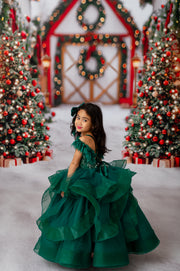"Opaline"  -Floor Long - Custom colors available- Editorial Dress, Couture Gown, Special Occasion Dress