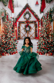 "Opaline"  -Floor Long - Custom colors available- Editorial Dress, Couture Gown, Special Occasion Dress