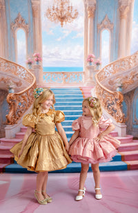 Golden Belle- Apron Dress + Detachable Bodice -Pick color and fabric option. Editorial Dress, Couture Gown, Special Occasion Dress