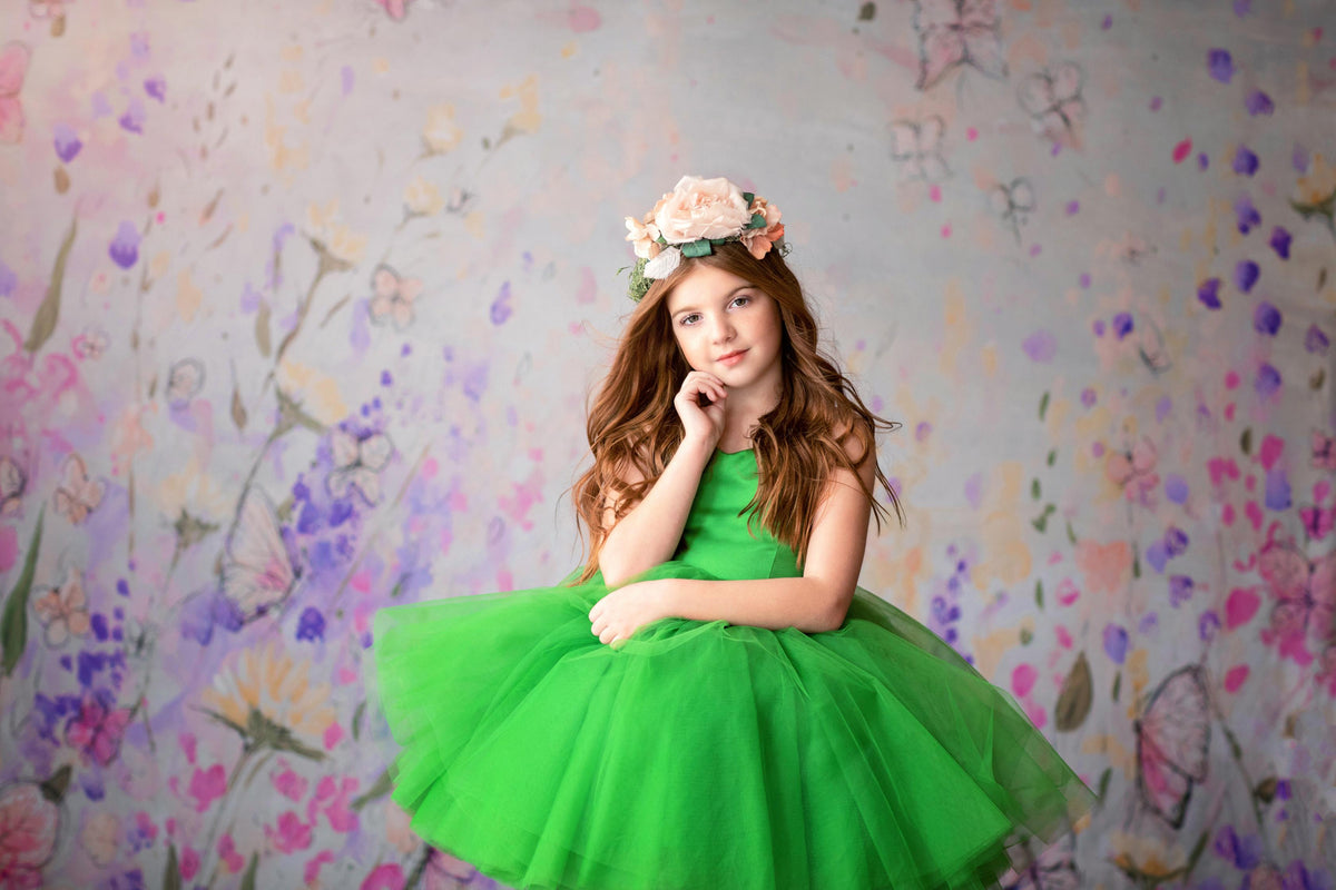 Simple Short Tulle Dress | Custom Color Options | Editorial Couture for Special Occasions