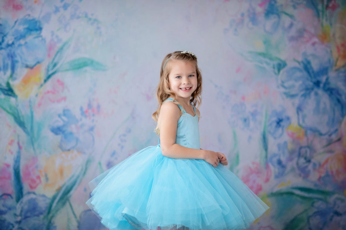 Simple Short Tulle Dress | Custom Color Options | Editorial Couture for Special Occasions