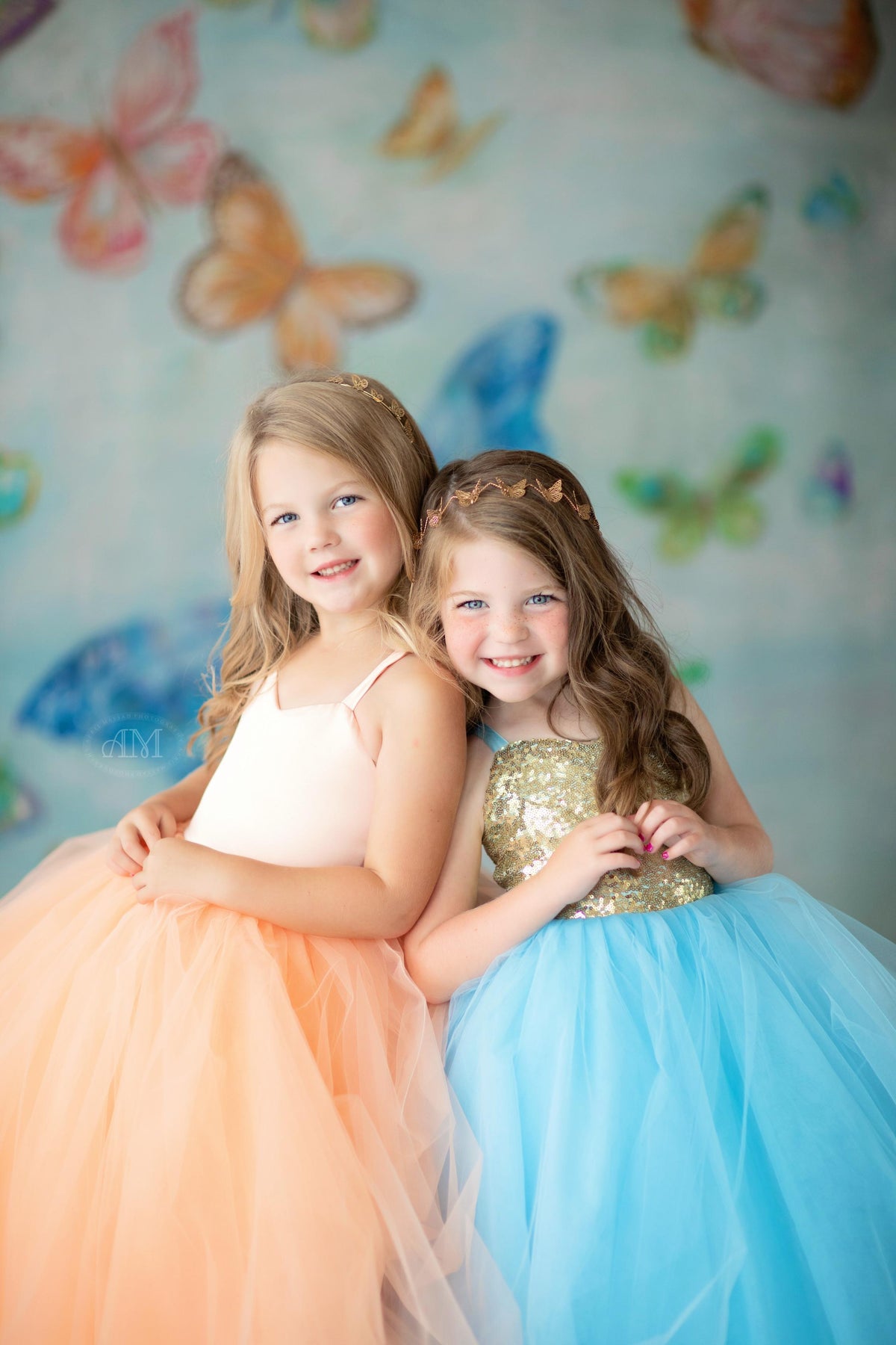 Simple Tulle Floor-Length Dress with Glitter Bodice | Custom Color Options | Editorial Couture for Special Occasions