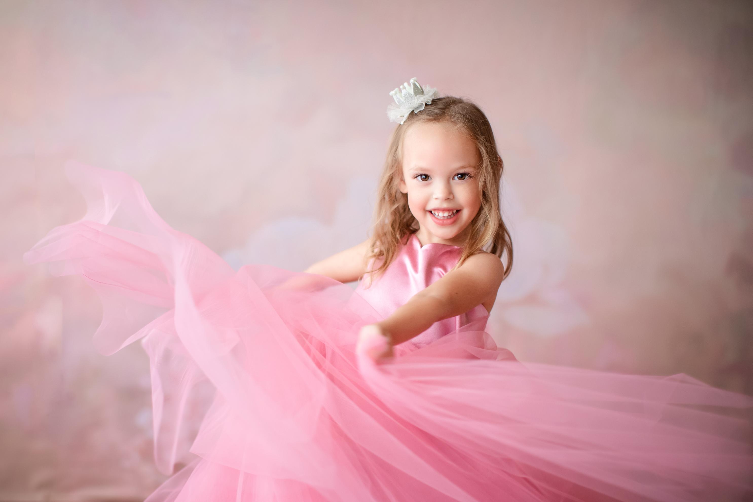 "Chic and timeless flower girl dress, designed to complement the bride's vision."