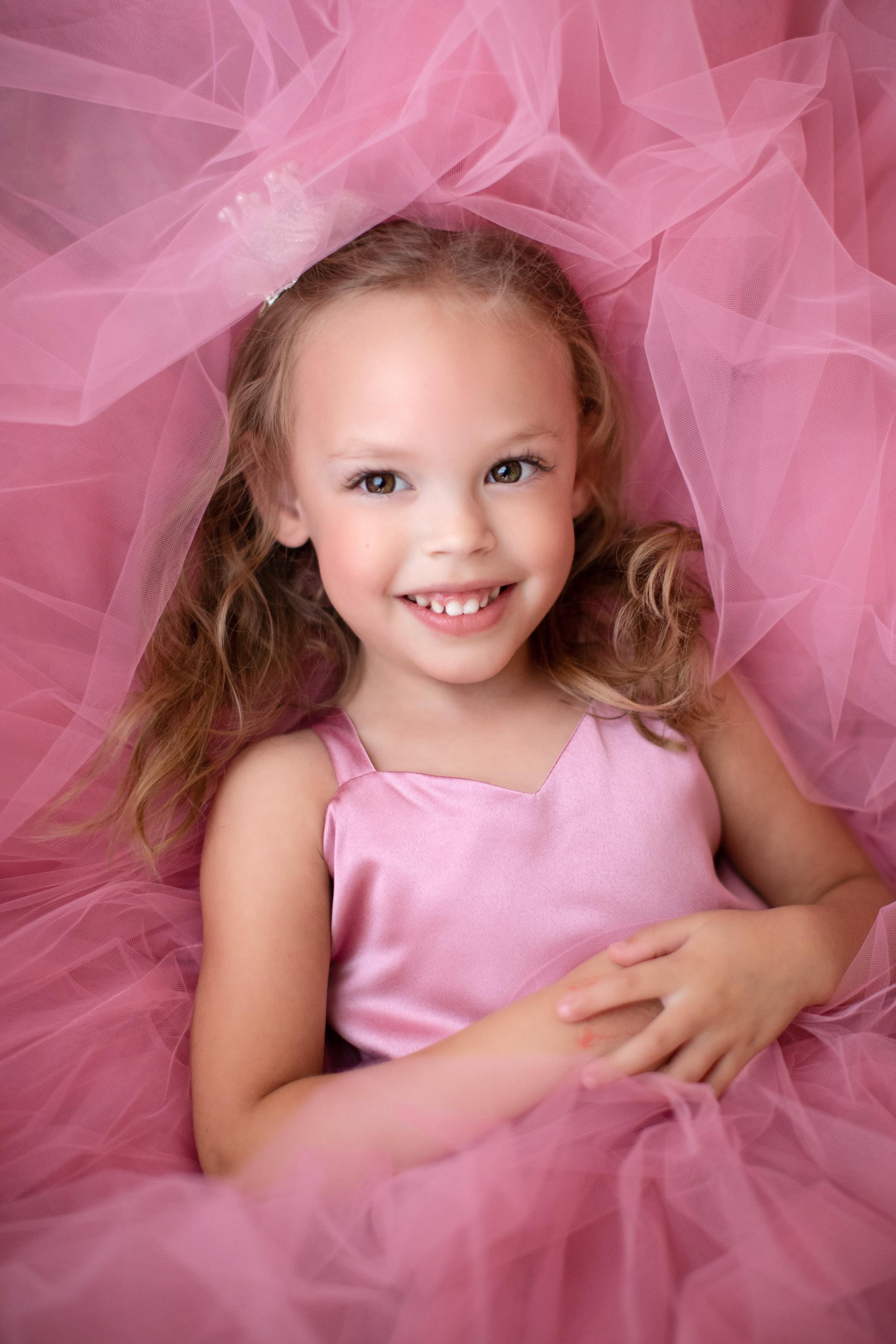 "Picture-perfect flower girl attire, adding a touch of magic to the bride's special day."