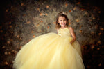 Simple Tulle Floor-Length Dress with Satin Bodice | Custom Color Options | Couture Gown for Special Occasions