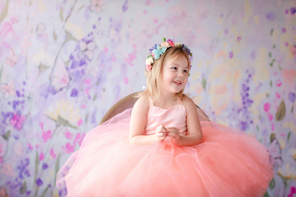 Simple Short Tulle Dress | Custom Color Options | Editorial Couture for Special Occasions