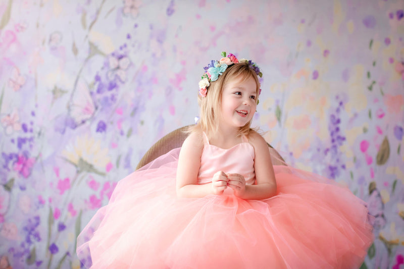 Simple Short Tulle Dress | Custom Color Options | Editorial Couture for Special Occasions