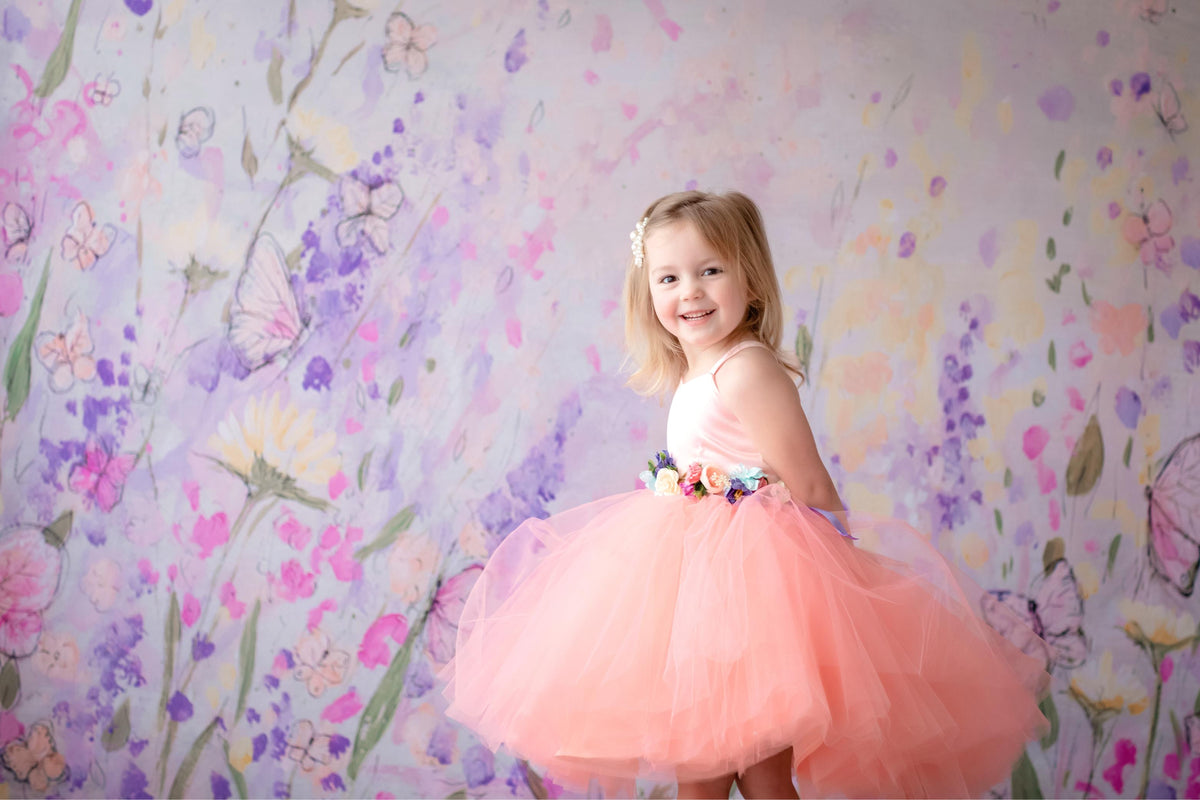 Simple Short Tulle Dress | Custom Color Options | Editorial Couture for Special Occasions