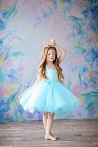 Simple Short Tulle Dress | Custom Color Options | Editorial Couture for Special Occasions