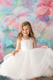 Simple Short Tulle Dress | Custom Color Options | Editorial Couture for Special Occasions