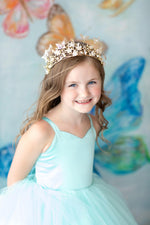 Simple Tulle Floor-Length Dress with Satin Bodice | Custom Color Options | Couture Gown for Special Occasions