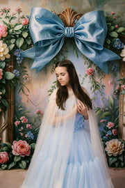 Custom Tulle Couture Cape – Available in Custom Colors & Fabric Options