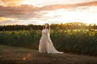 retired rental EUC Liberty -Beautiful boho inspired gown - (TEEN-ADULT) Maternity friendly.