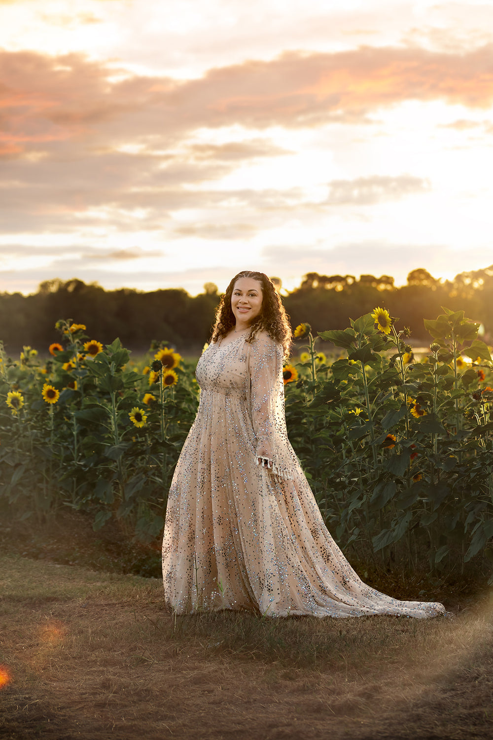 retired rental EUC Liberty -Beautiful boho inspired gown - (TEEN-ADULT) Maternity friendly.