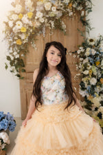 "MEADOW BLOOM" -Editorial Dress, Couture Gown, Special Occasion Dress Custom colors available