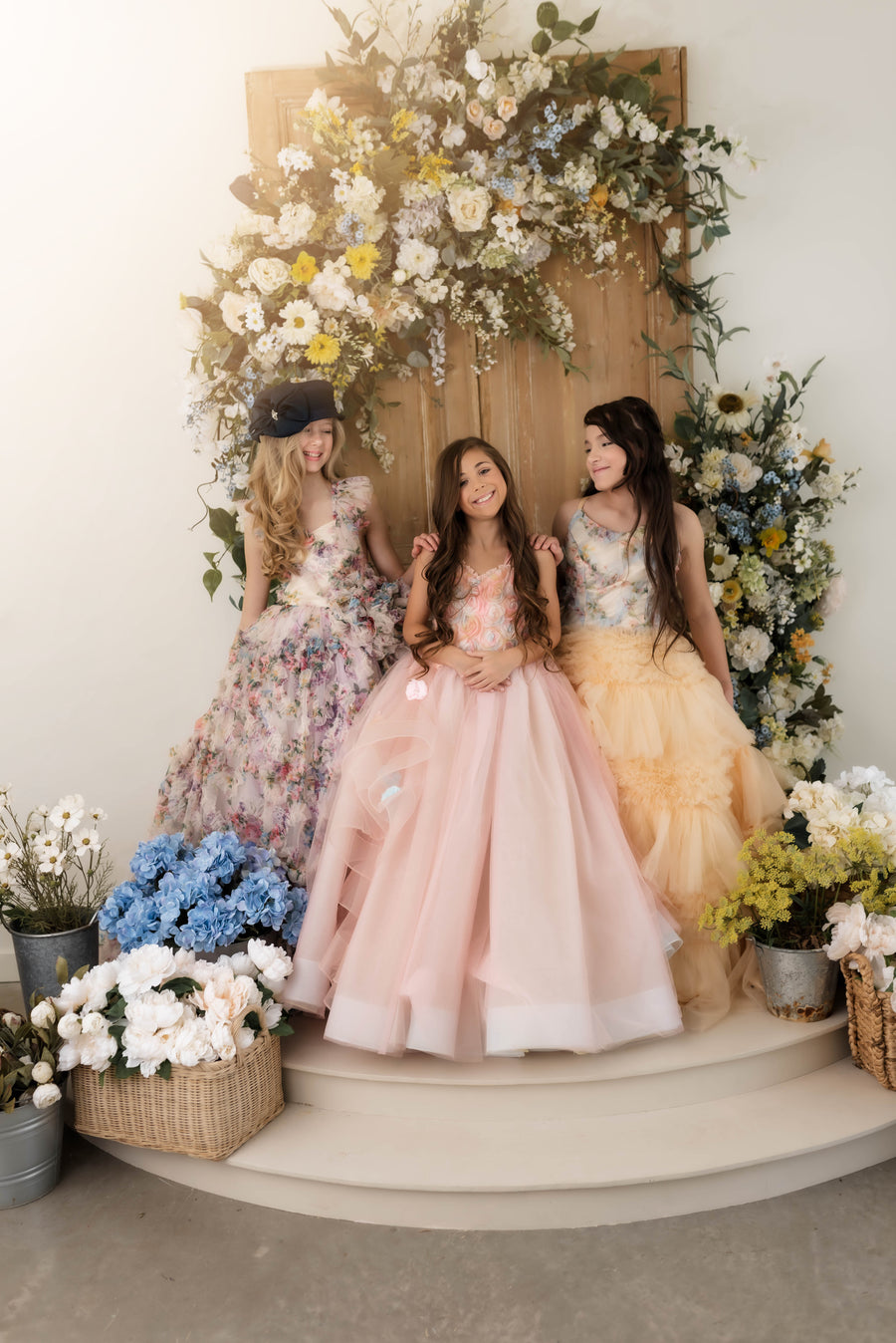 "MEADOW BLOOM" -Editorial Dress, Couture Gown, Special Occasion Dress Custom colors available