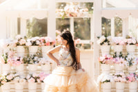 New "Meadow Bloom" Couture Floor length gown (11 Year - Petite 16 Year)