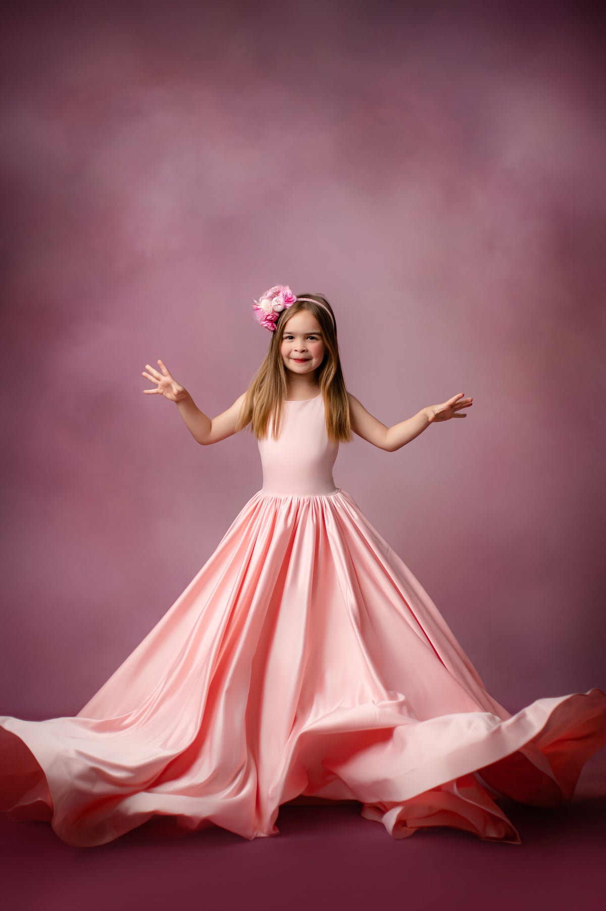 Ziggy  SILK SATIN SIMPLE DRESS