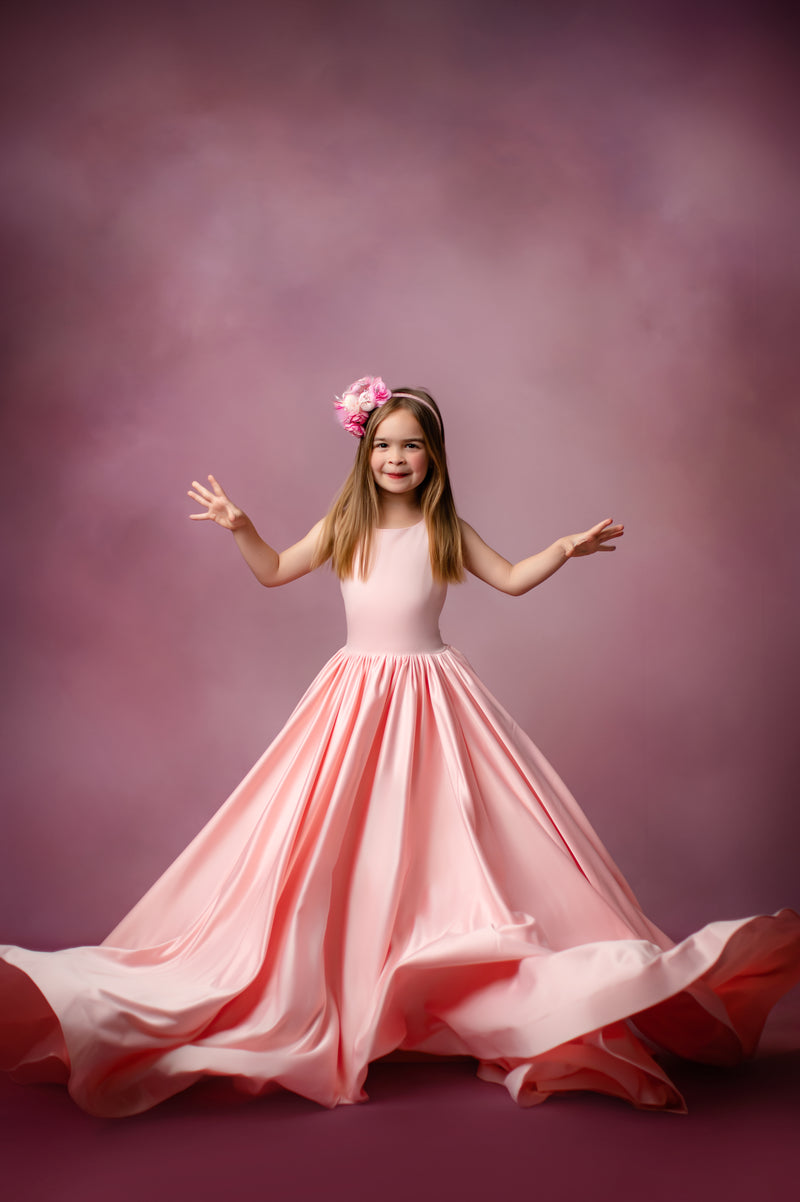 Ziggy  SILK SATIN SIMPLE DRESS