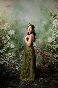 Lace dress for child in natural light portrait session

