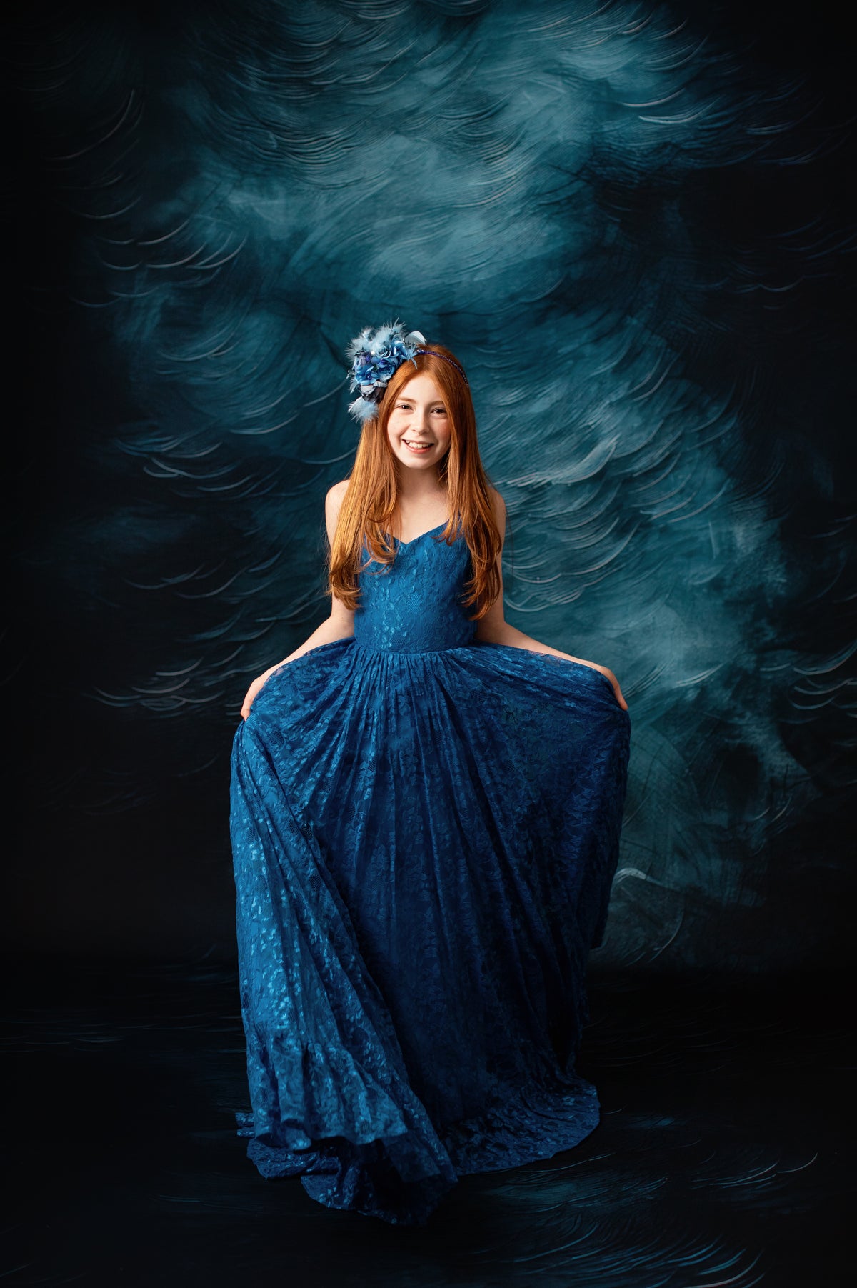 Everly Lace Dress (Solids)- Choose Your Color | Editorial Dress | Couture Gown | Special Occasion Dress