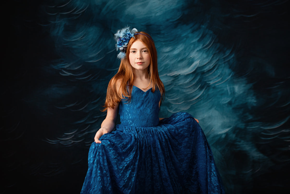 Everly Lace Dress (Solids)- Choose Your Color | Editorial Dress | Couture Gown | Special Occasion Dress