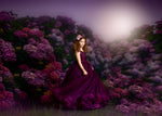 Cascade custom Solid gown- choose color Editorial Dress, Couture Gown, Special Occasion Dress