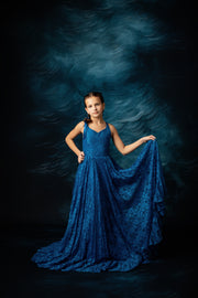 Everly Lace Dress (Solids)- Choose Your Color | Editorial Dress | Couture Gown | Special Occasion Dress