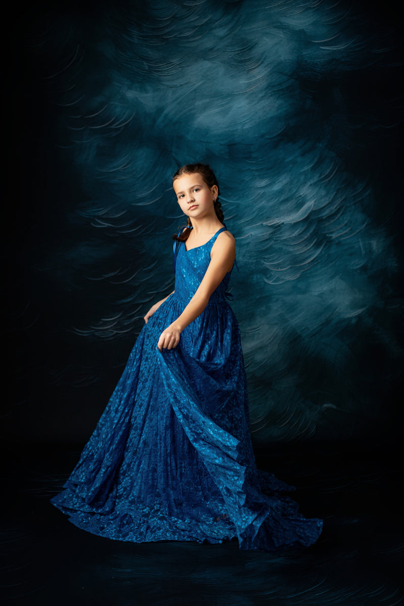 Everly Lace Dress (Solids)- Choose Your Color | Editorial Dress | Couture Gown | Special Occasion Dress