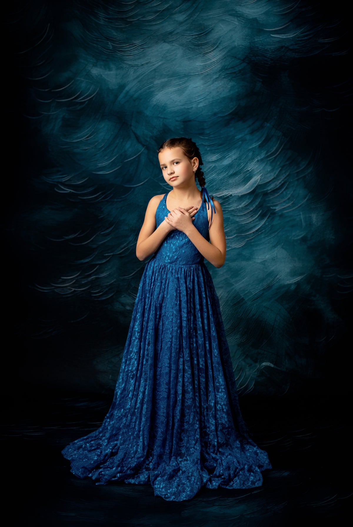 Everly Lace Dress (Solids)- Choose Your Color | Editorial Dress | Couture Gown | Special Occasion Dress